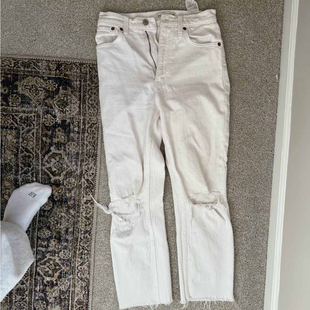 Abercrombie Ultra High Rise Curve Love Jeans